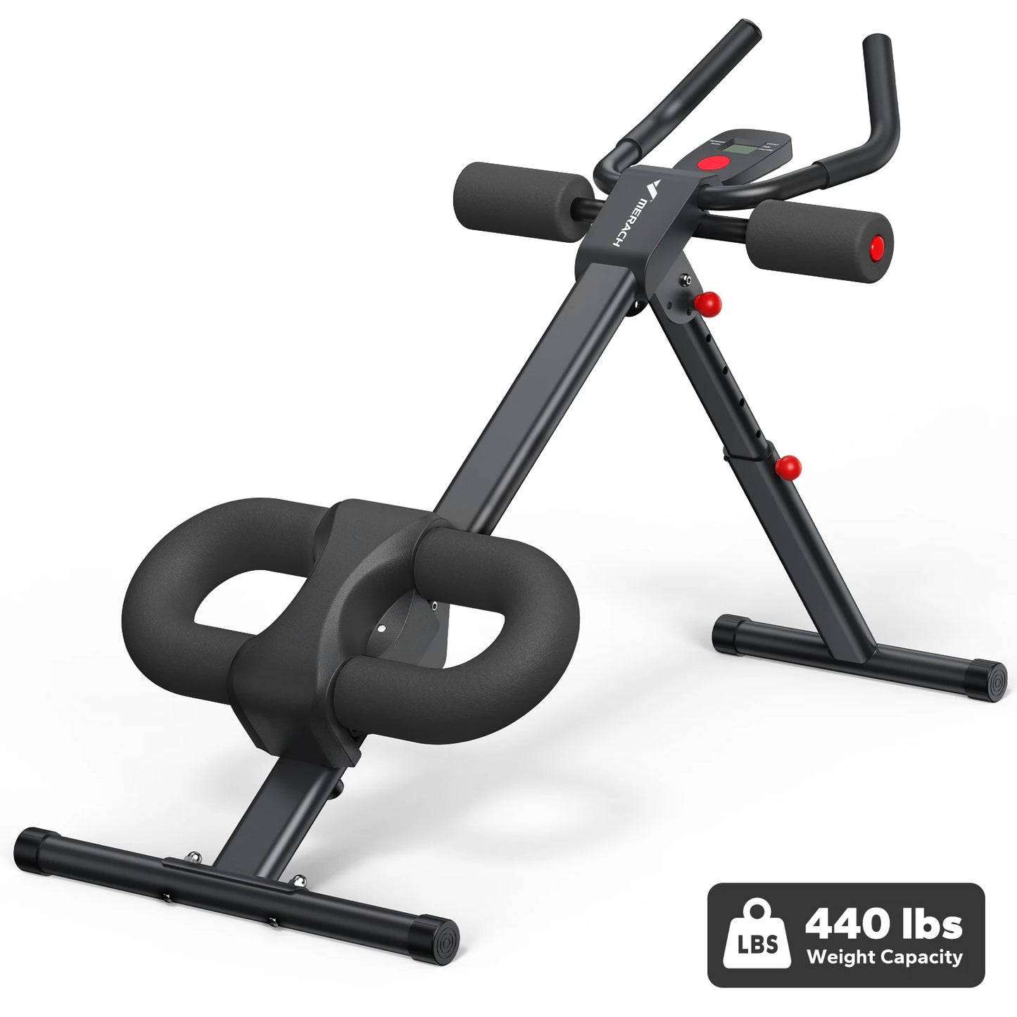 MERACH Ab Machine Adjustable Trainer Foldable Abdominal Workout System
