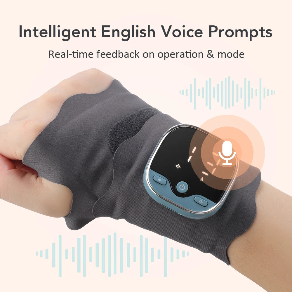 Hailicare Wireless Ems Wrist Massager Electric Heating Support