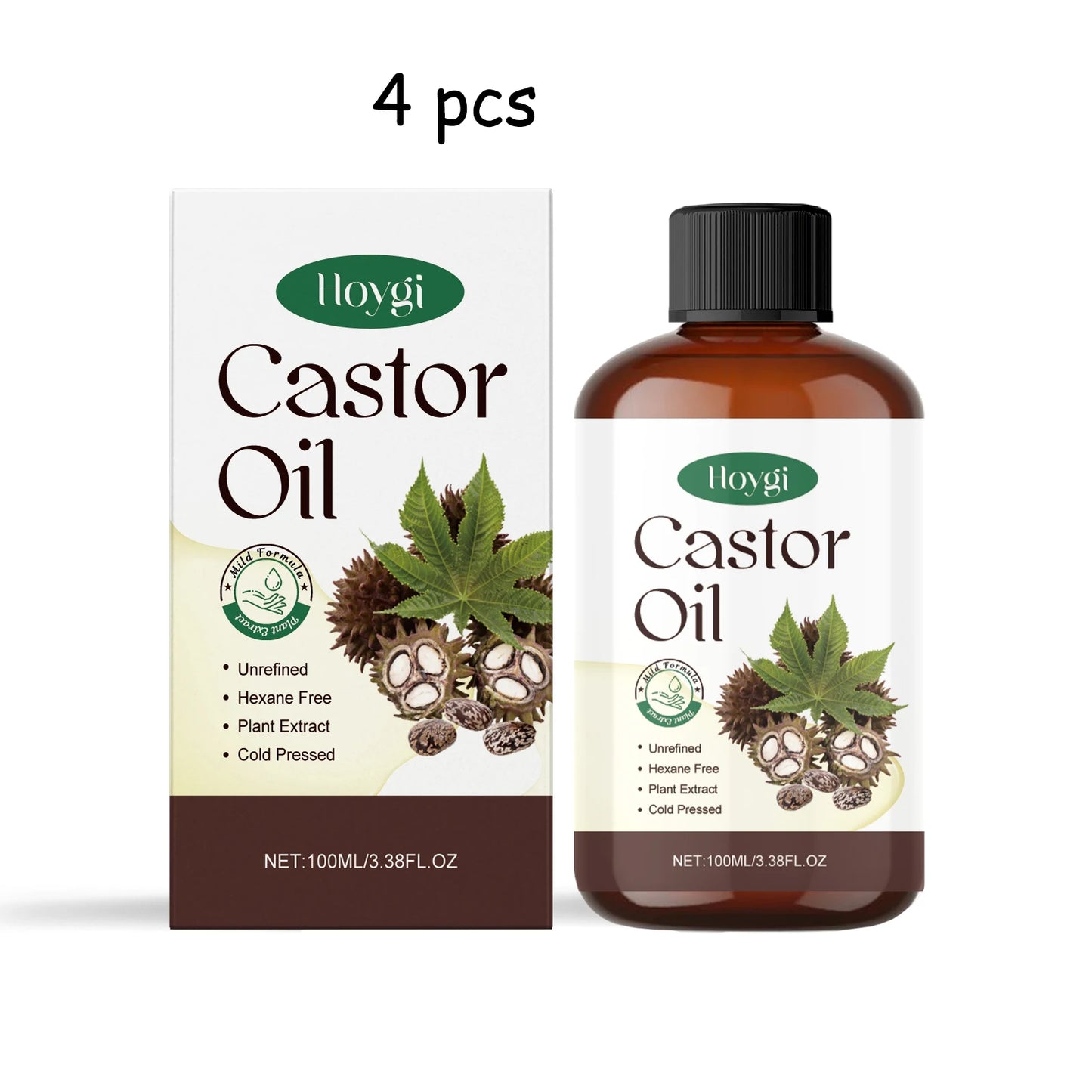 Hoygi Castor Oil Nourishing Body And Hair Care Oil Moisturizing