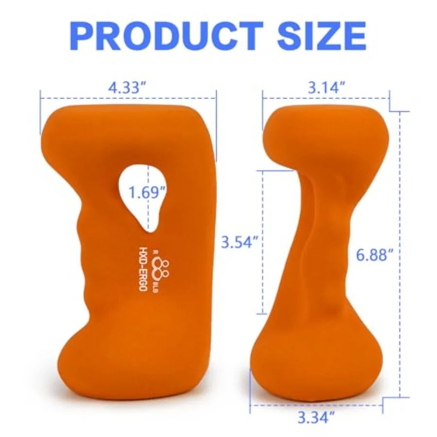 SHXI Ergonomic Dumbbells Set For Home Strength Training For Women