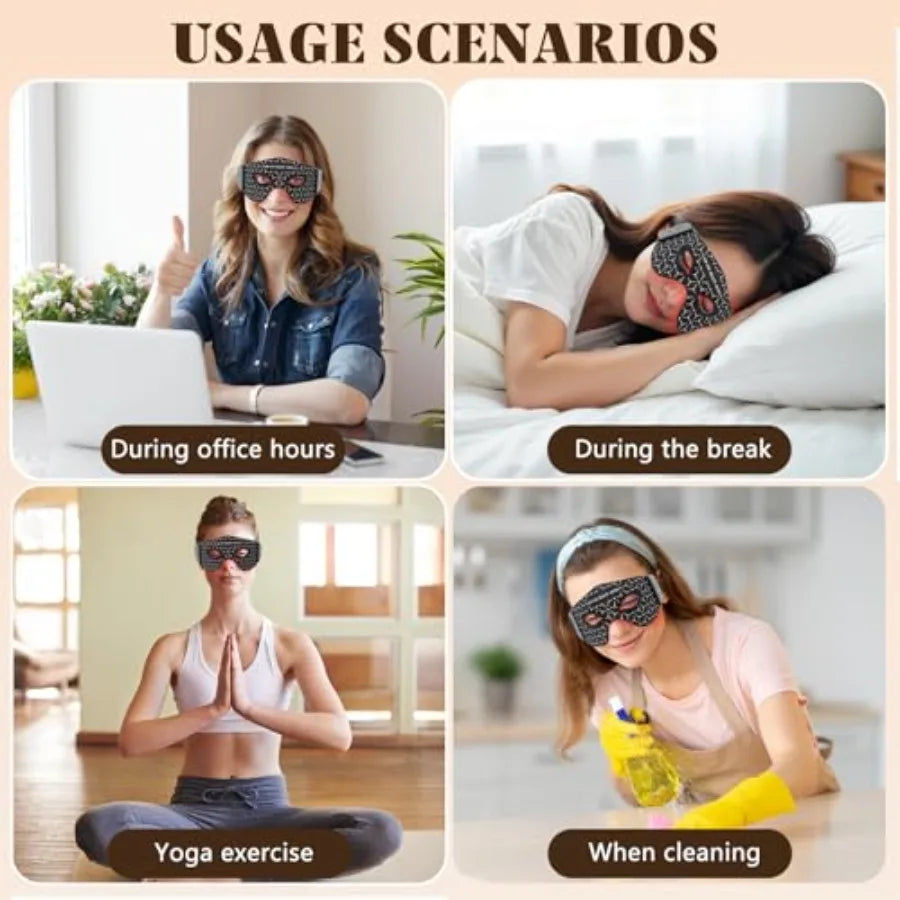 Red Light Therapy Eye Mask 5 Modes for Dark Circles