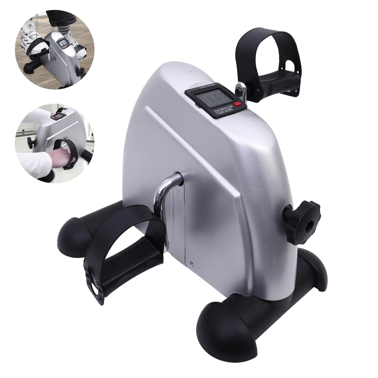 Mini Under Desk Pedal Exerciser Bike With LCD Display