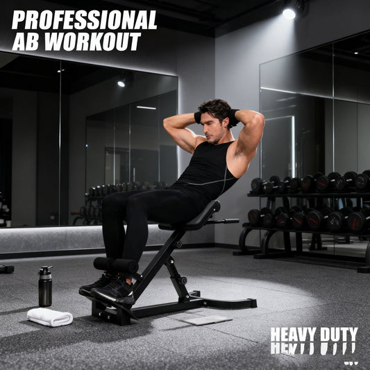 Home Fitness Adjustable Roman Chair Hyperextension Back Extension Bench