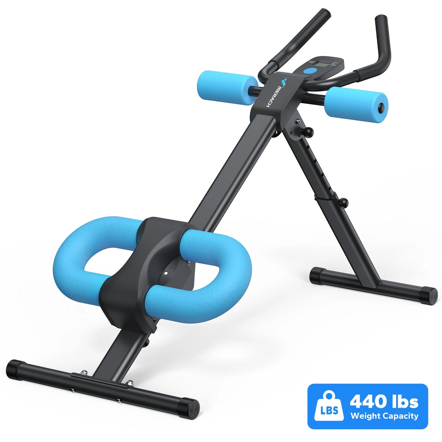 MERACH Ab Machine Adjustable Trainer Foldable Abdominal Workout System