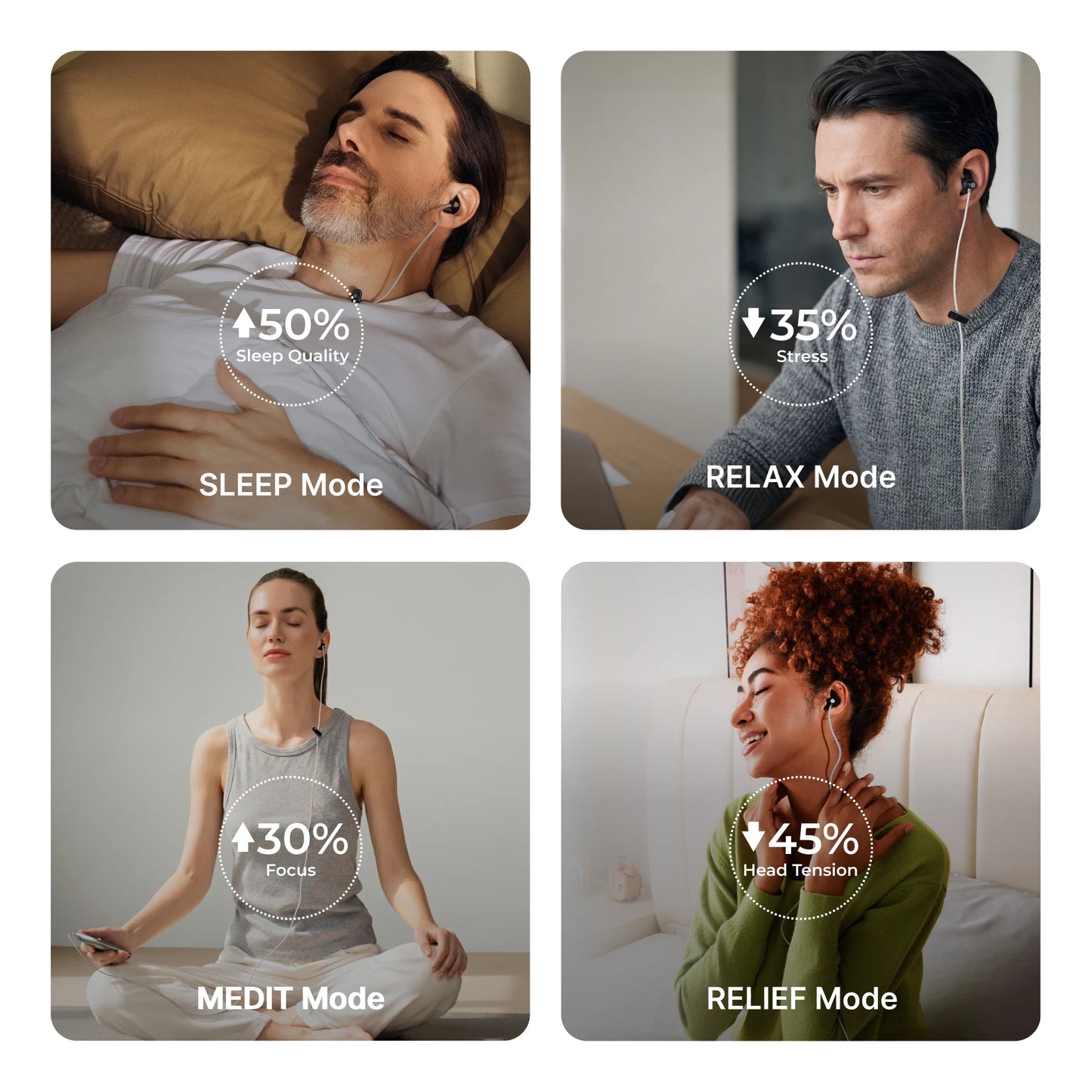 ZenoWell TaVNS Ear Vagus Nerve Stimulator For Sleep And Anxiety Relief