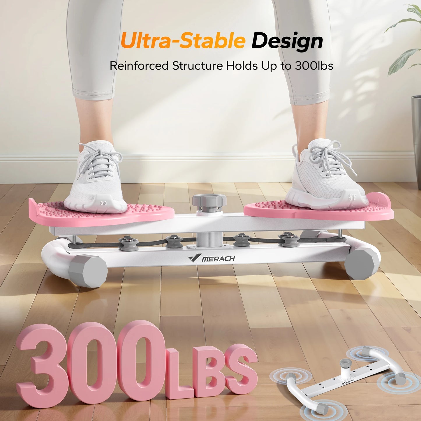 MERACH Waist Twisting Fitness Tool Twist Board For Core Workout