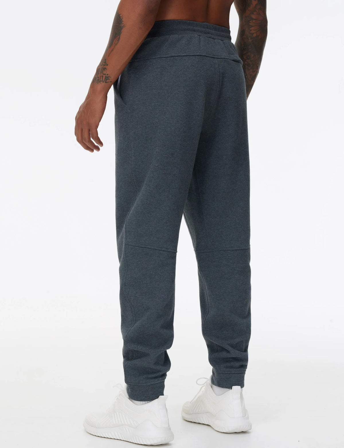 THE GYM PEOPLE Men's Fleece Tapered Jogger Sweatpants With Pockets