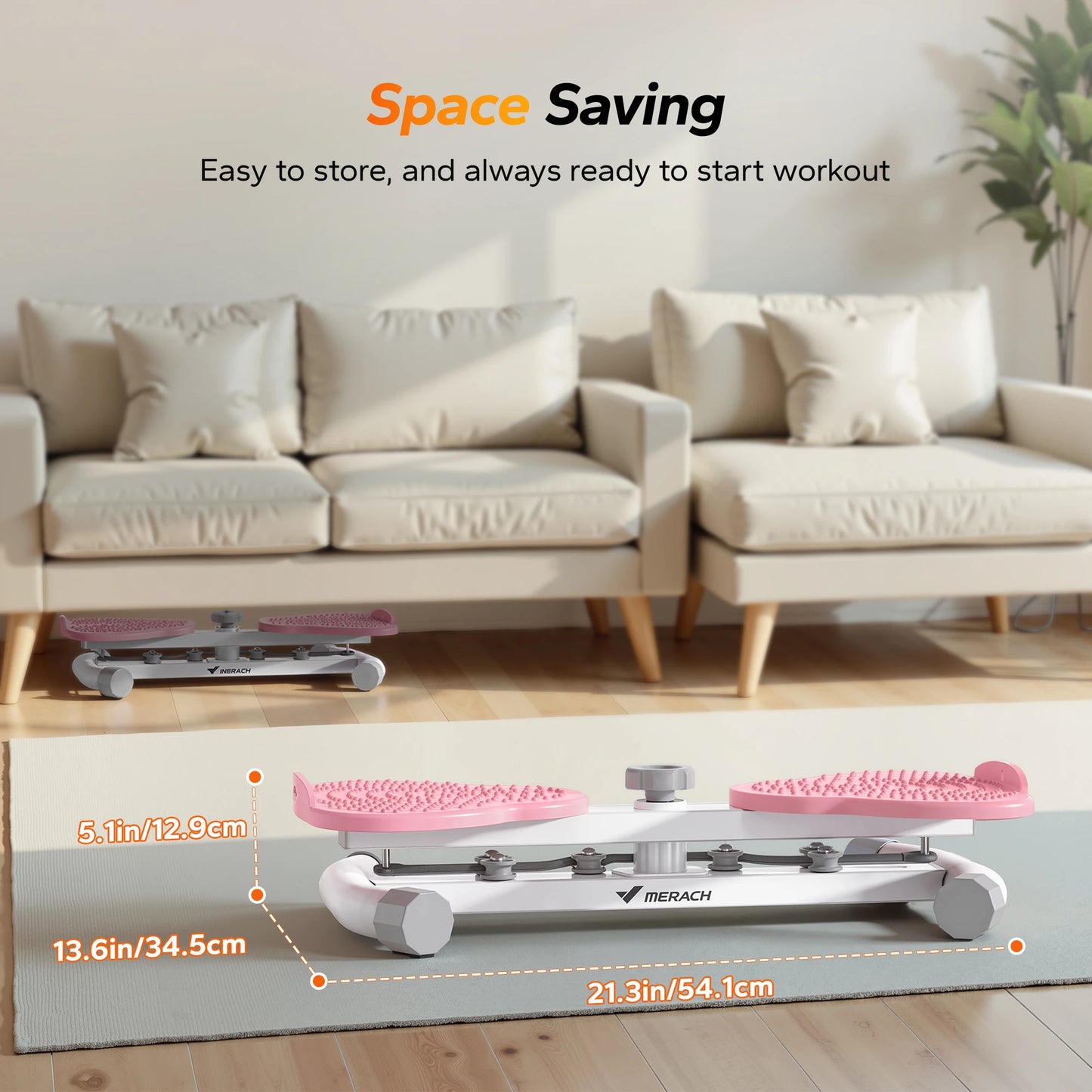 MERACH Waist Twisting Fitness Tool Twist Board For Core Workout