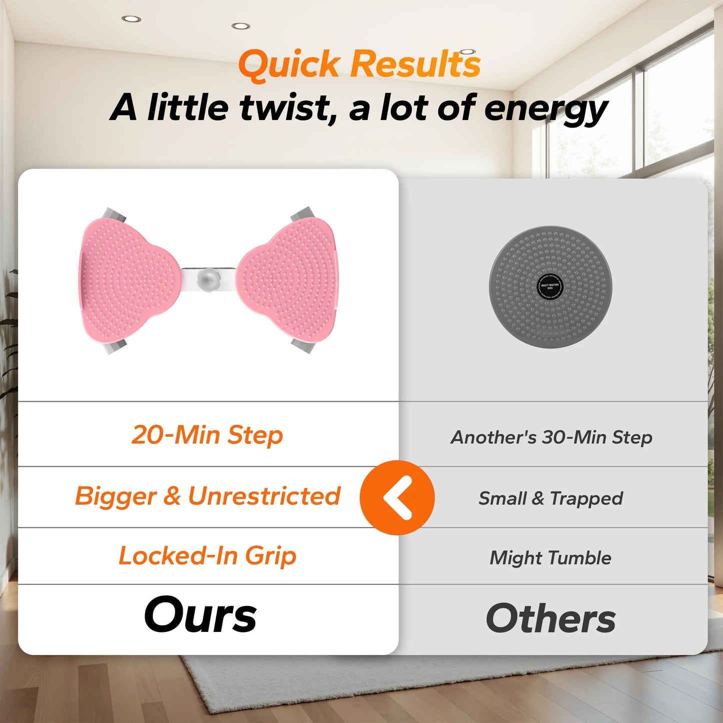 MERACH Waist Twisting Fitness Tool Twist Board For Core Workout