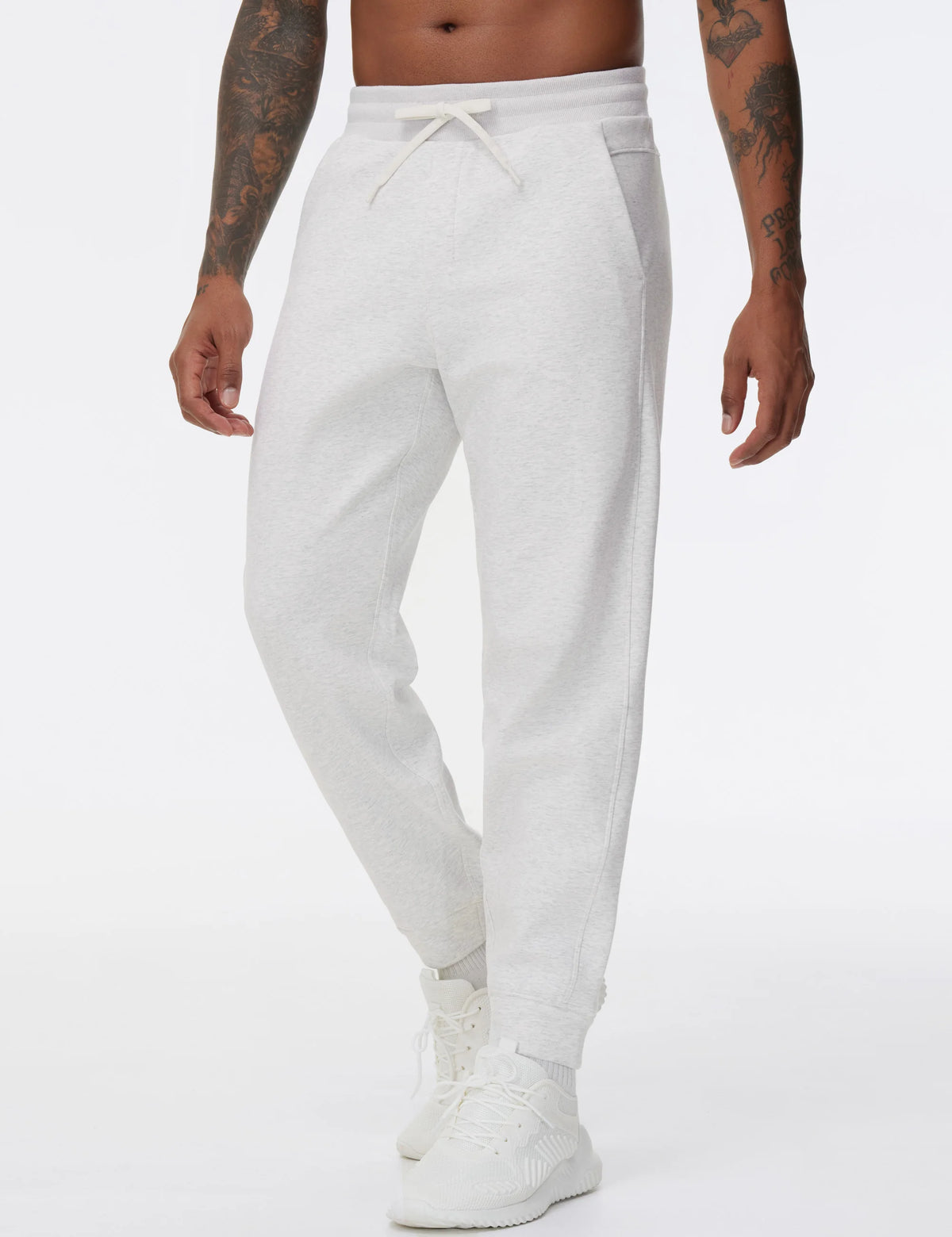 THE GYM PEOPLE Men's Fleece Tapered Jogger Sweatpants With Pockets