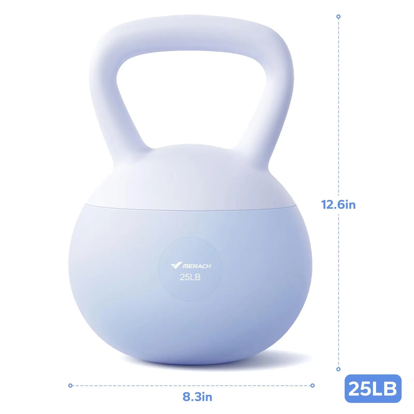 MERACH Soft Kettlebell Non Slip Wide Grip Cushioned Handle