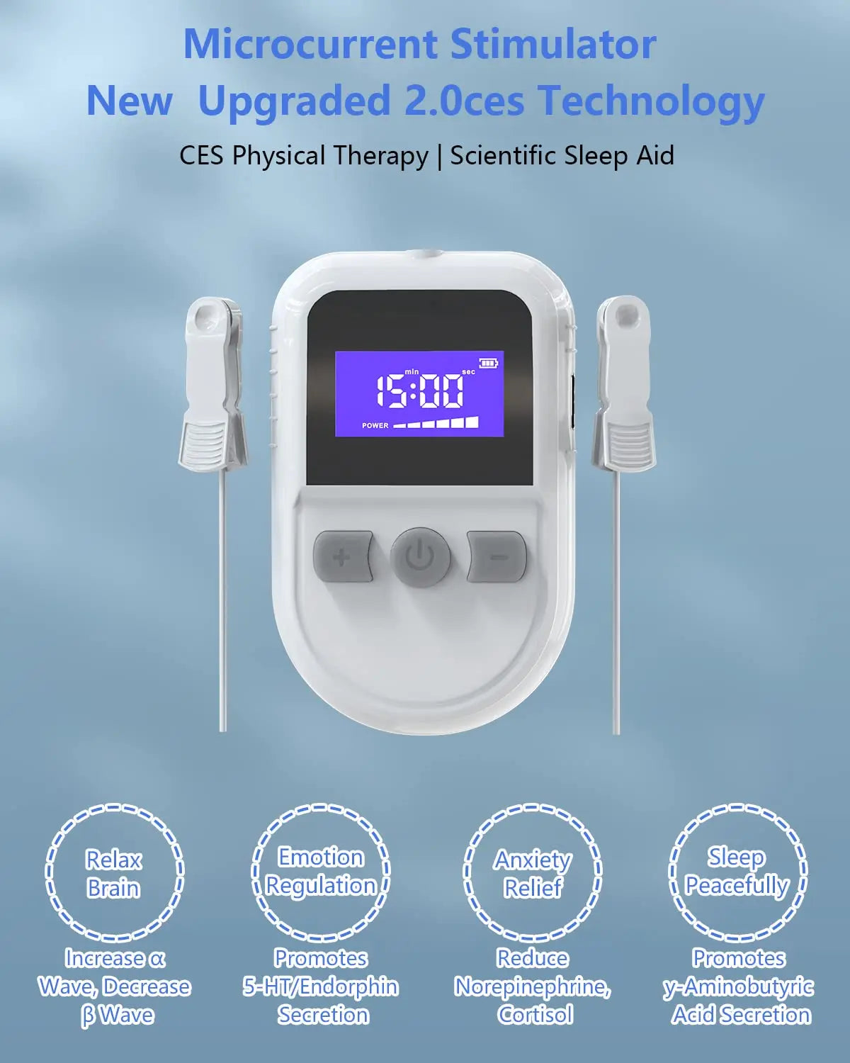 CES Microcurrent Sleep Aid Device For Insomnia Relaxation