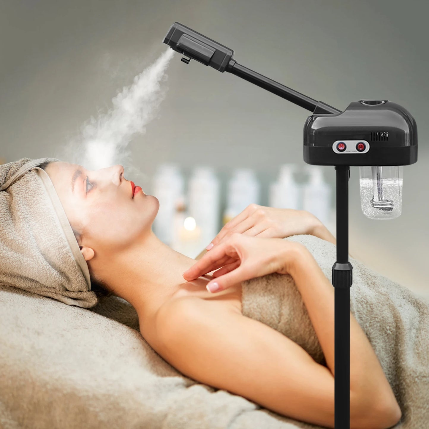 Professional Facial Steamer Floor Standing 800W US Plug