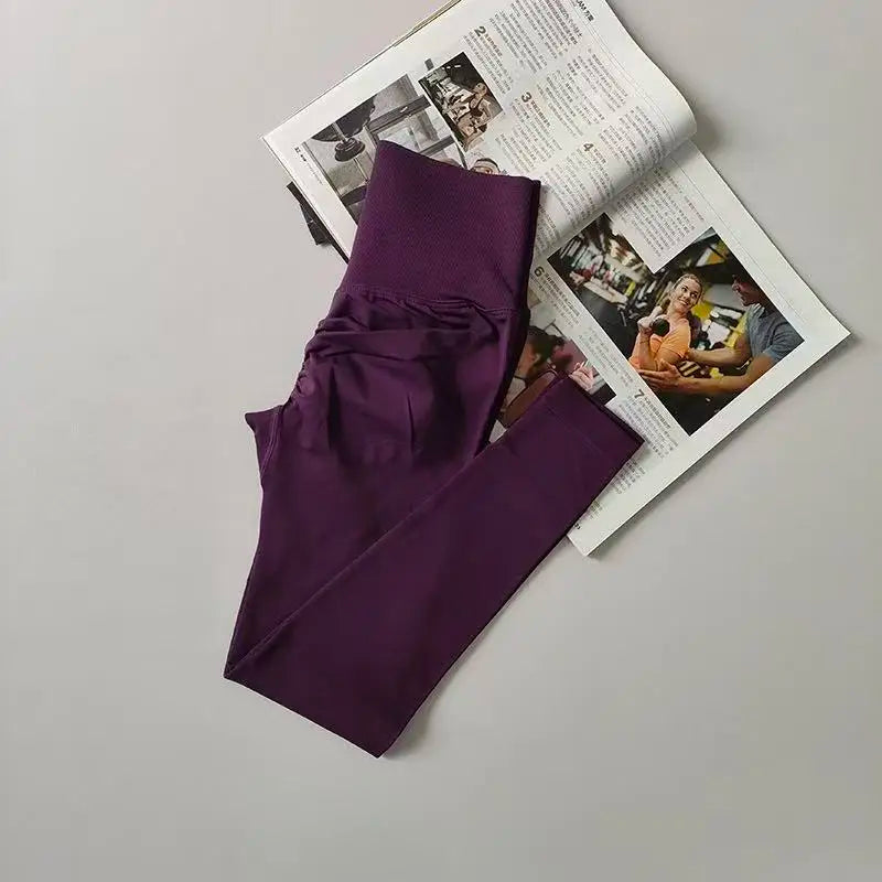 Seamless High Waist Yoga Pants For Gym Running Quick Dry