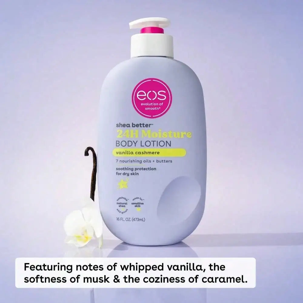 Shea Better Vanilla Cashmere 24 Hour Moisturizing Dry Skin Lotion