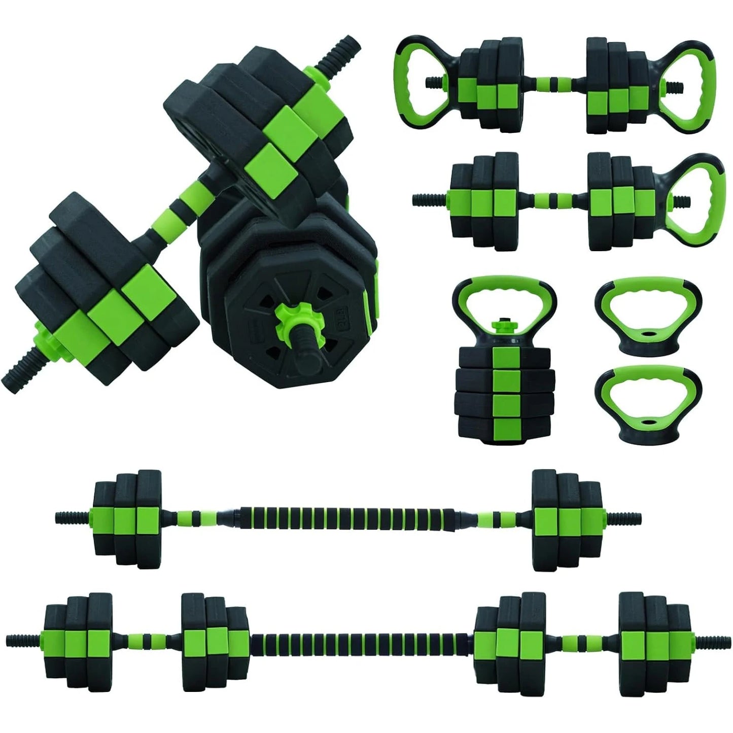 HiMISS 4 In 1 Adjustable Kettlebell And Dumbbell Set For Home Gym