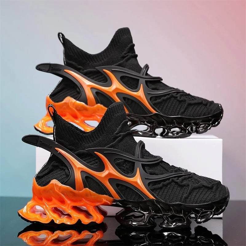 Lexsan Mens Casual Sneakers Breathable Running Shoes