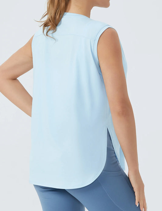 The Gym People Women's Cotton Workout Sleeveless Tank Top