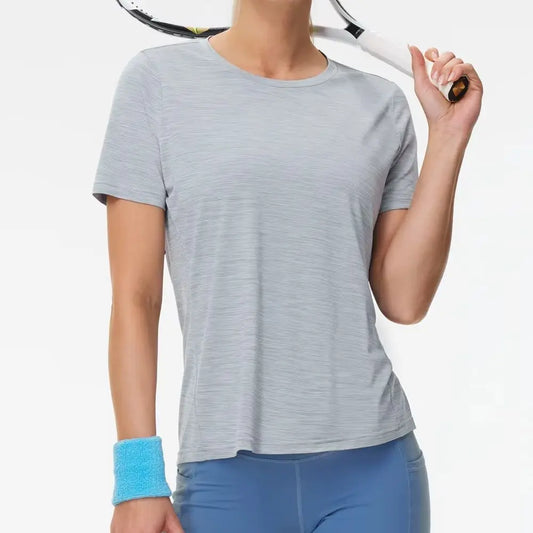 THE GYM PEOPLE Women's Lightweight Stretch Workout T Shirt