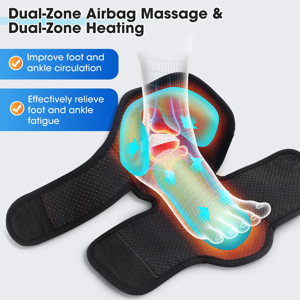 PASTSKY Cordless Electric Foot Massager With Air Compression Heating