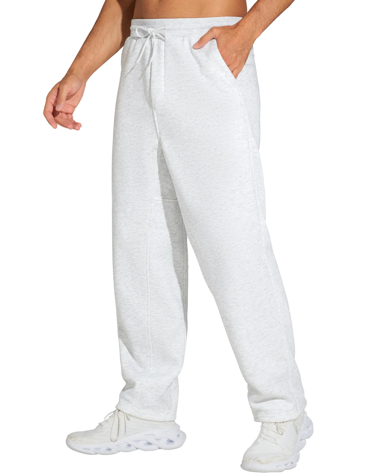 THE GYM PEOPLE Men's Fleece Sweatpants Drawstring Workout Pants
