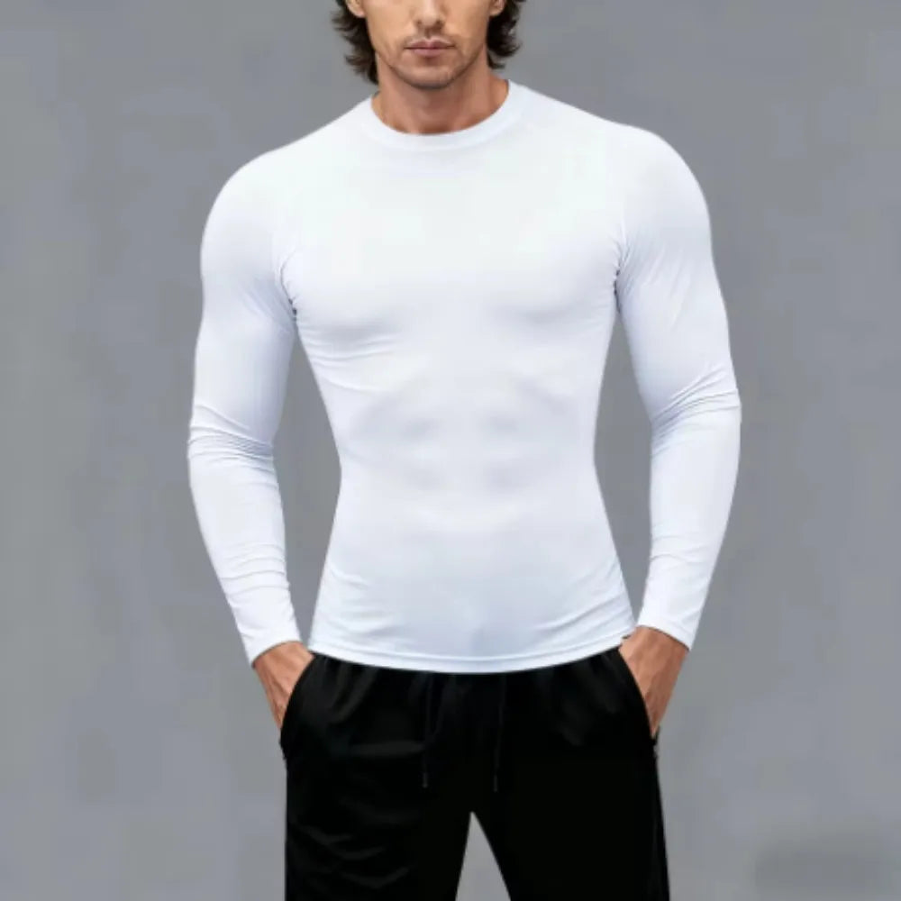 Unisex Quick Dry Compression T Shirt For Running And Gym