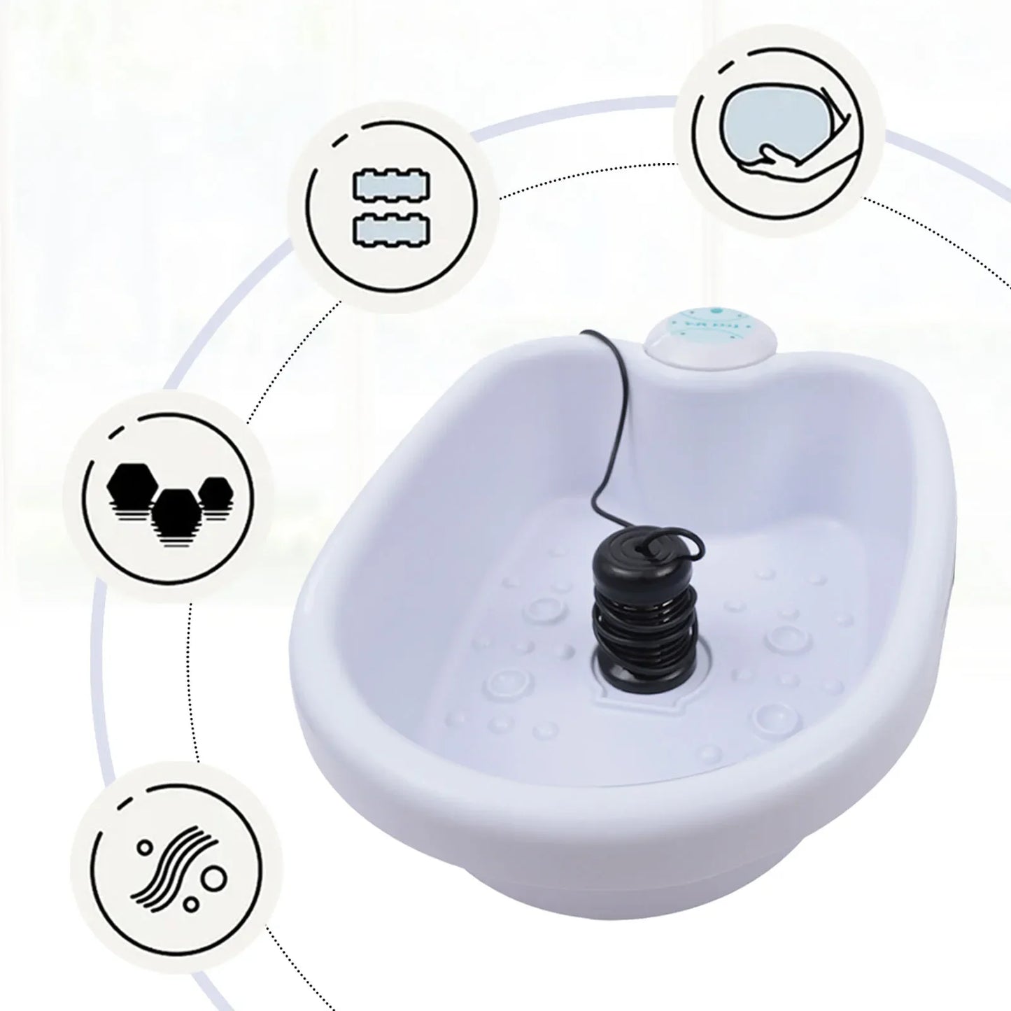 Bymaocar Portable Ionic Foot Detox Spa For Home Use