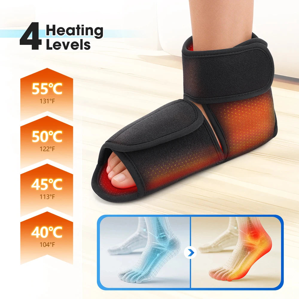PASTSKY Cordless Electric Foot Massager With Air Compression Heating