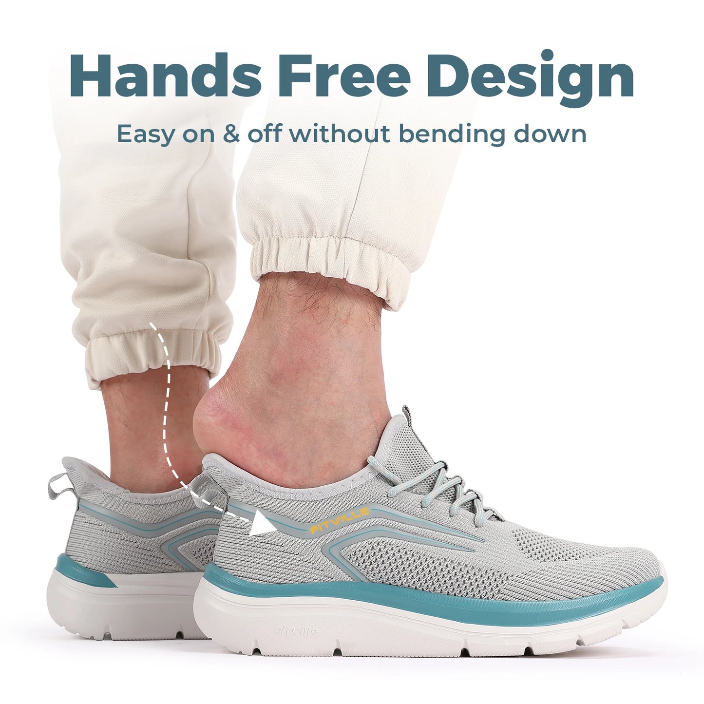 Fitville Cloud Strider V1 Running Shoes For Wide Feet