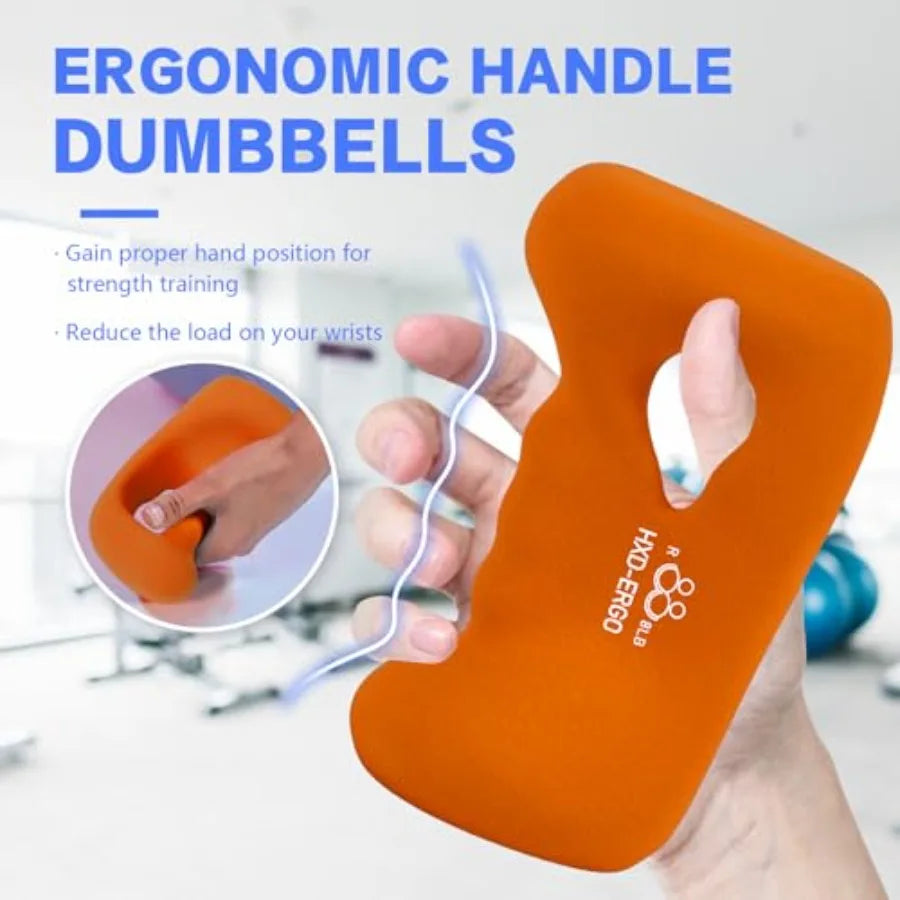 SHXI Ergonomic Dumbbells Set For Home Strength Training For Women