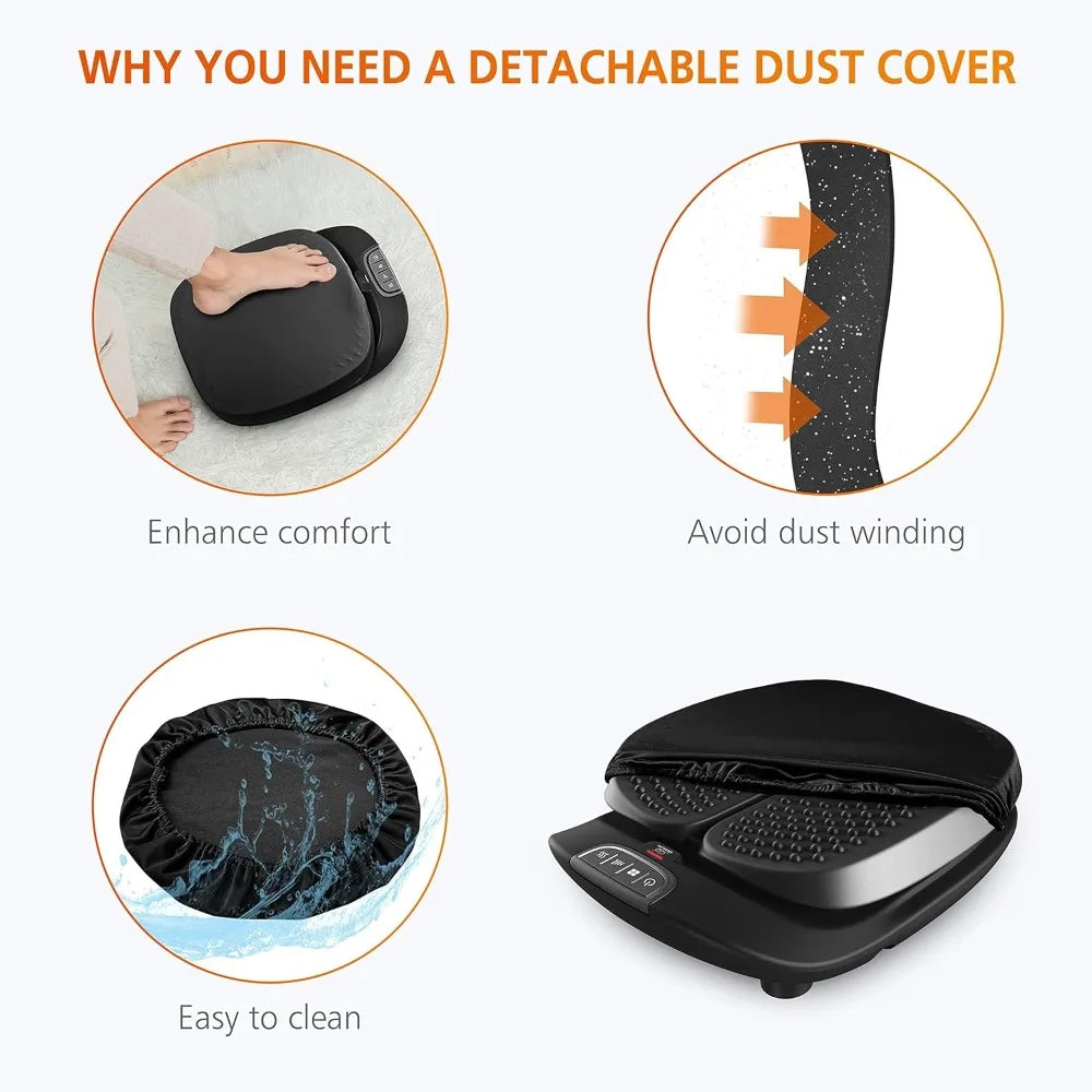 Snailax Foot Massager Heat And Adjustable Vibration For Plantar Fasciitis