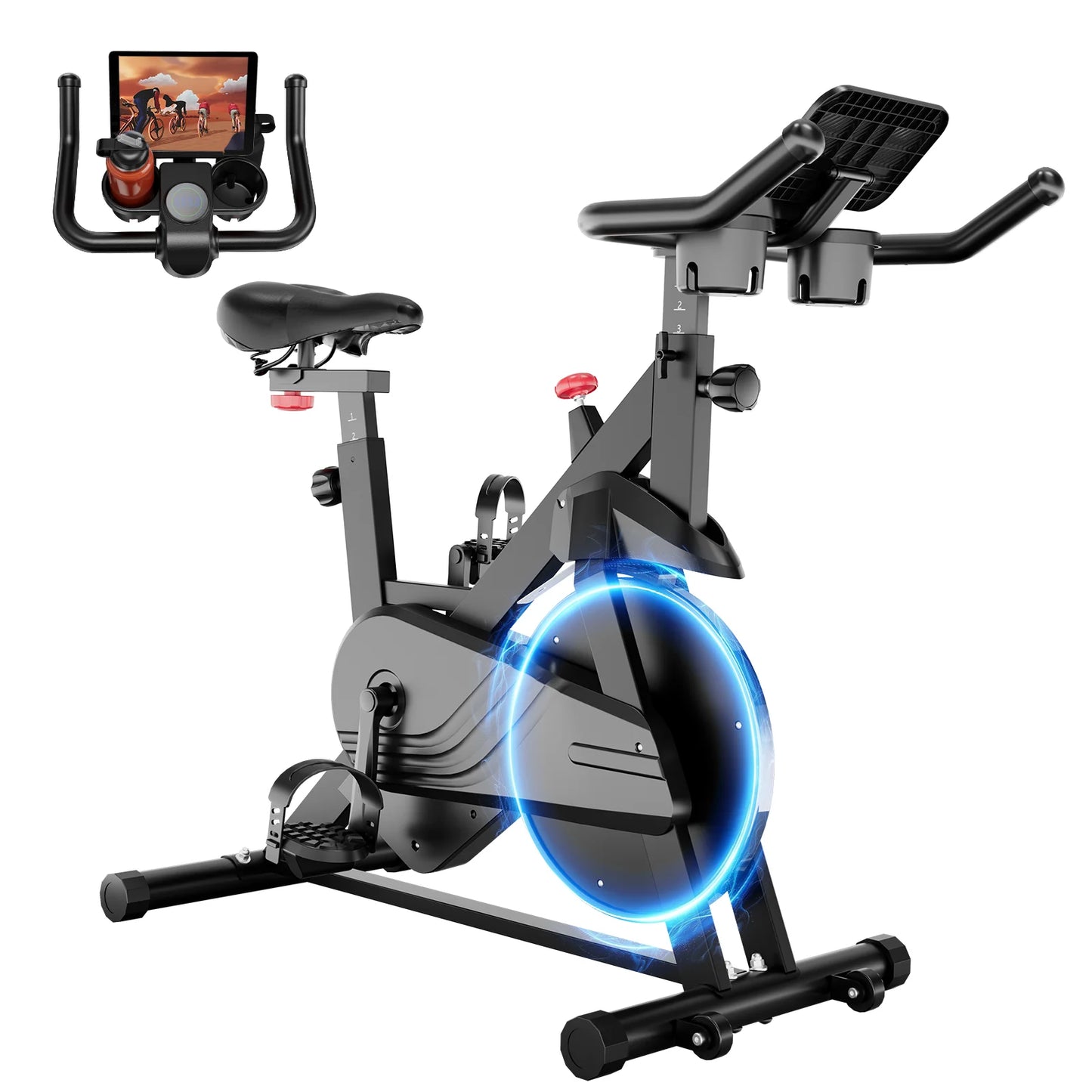 Superun 32 Level Magnetic Resistance Exercise Bike for Home Use
