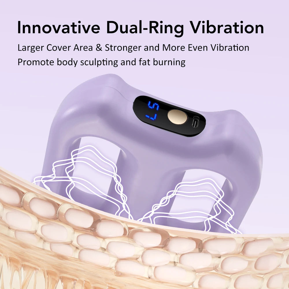 Hailicare Electric Fascia Massager With Ergonomic Dual Ring Design