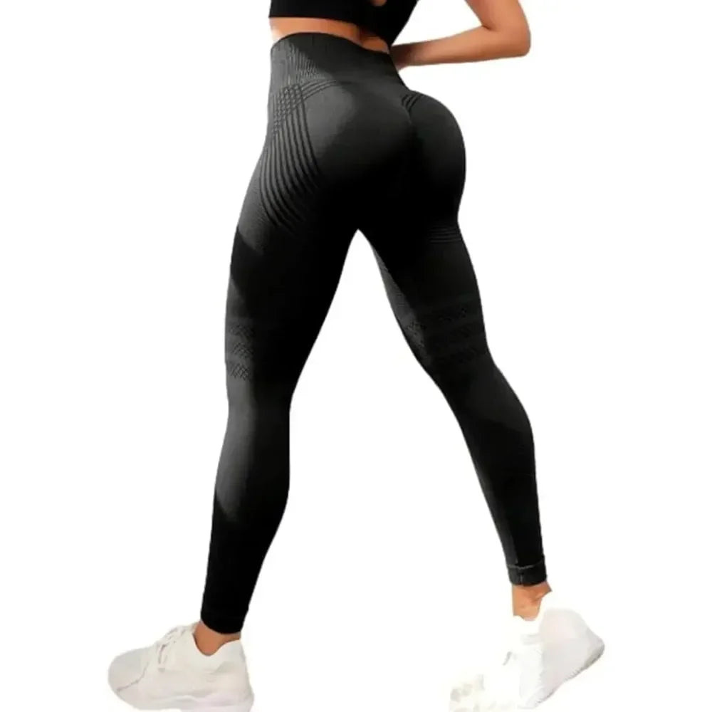 Cellulite 3D Leggings High Waisted Butt Lifting Tummy Control