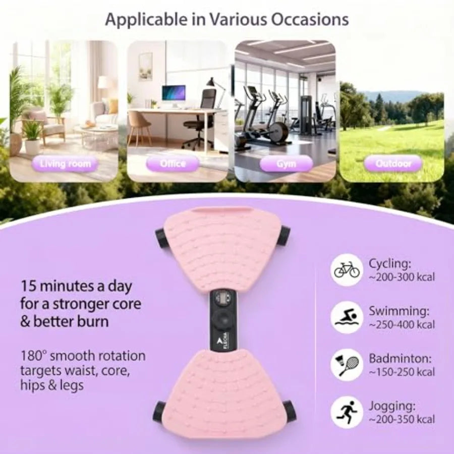 Waist Twister Machine Ab Workout Equipment With Digital Counter