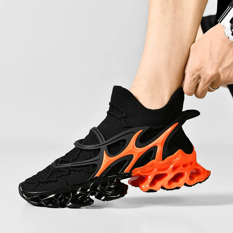 Lexsan Mens Casual Sneakers Breathable Running Shoes