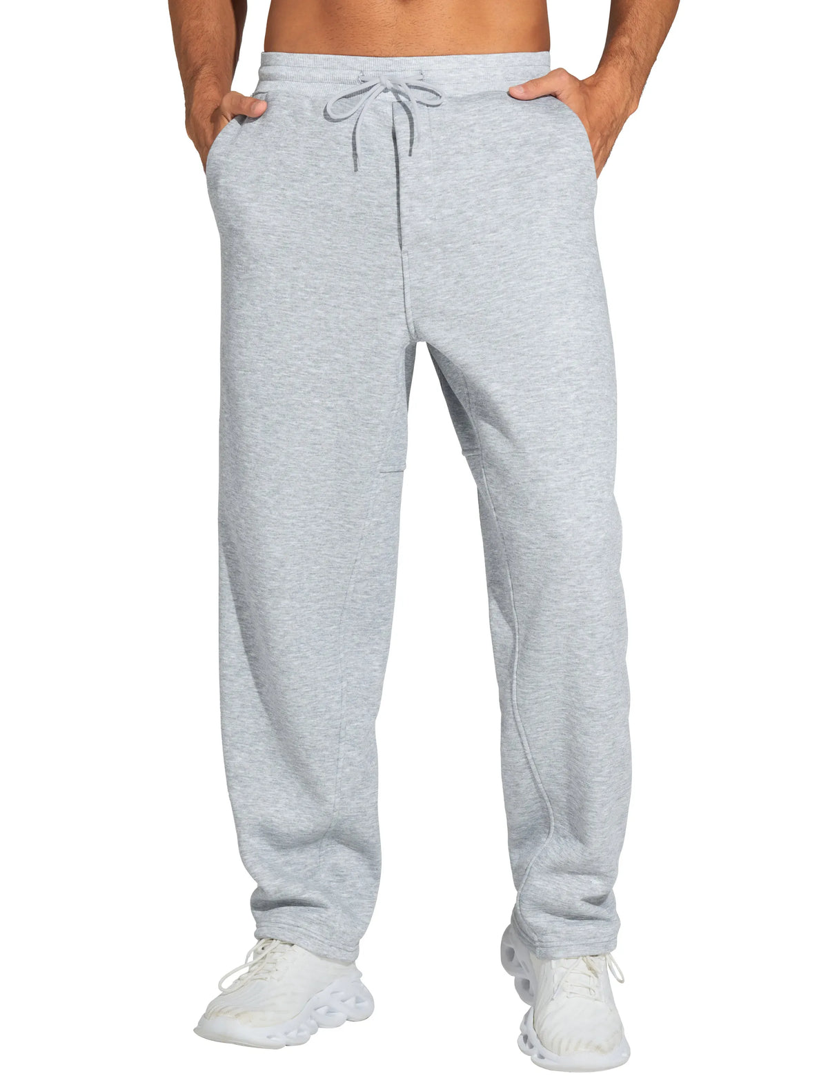 THE GYM PEOPLE Men's Fleece Sweatpants Drawstring Workout Pants
