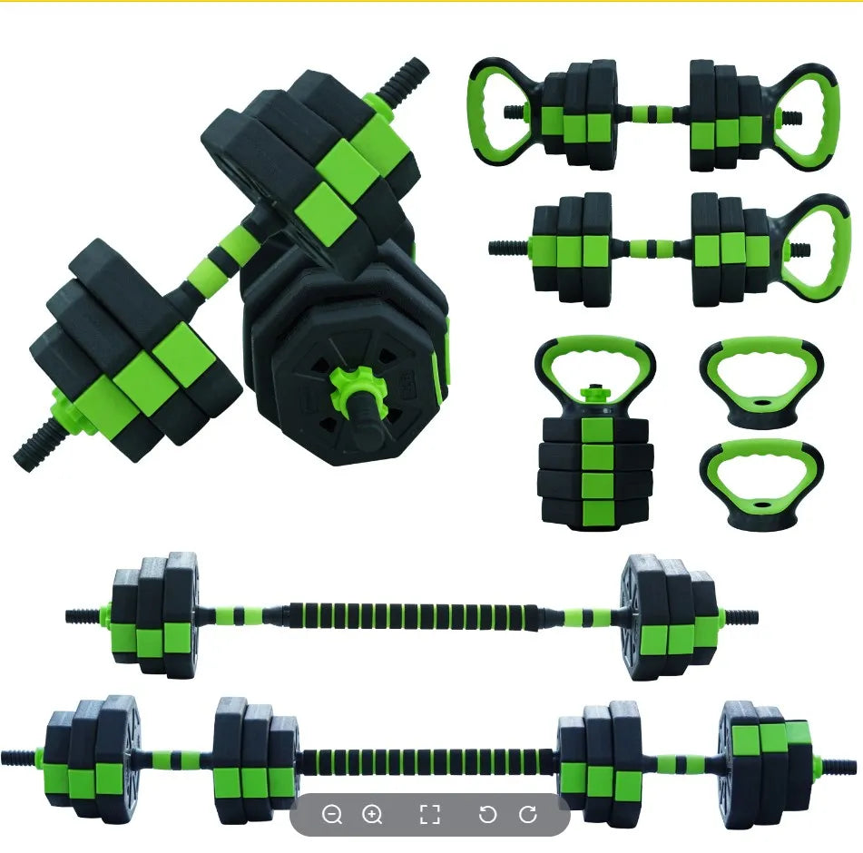HiMISS 4 In 1 Adjustable Kettlebell And Dumbbell Set For Home Gym