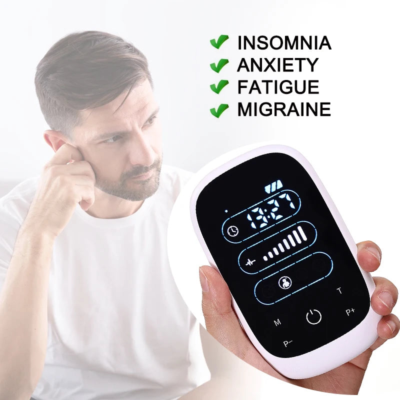 ATANG CES Insomnia Device Brain Stimulation With Ear Clip