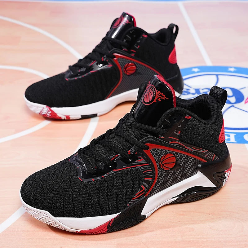 Louis Kadhr Mens Basketball Shoes Lightweight Breathable Anti Slip