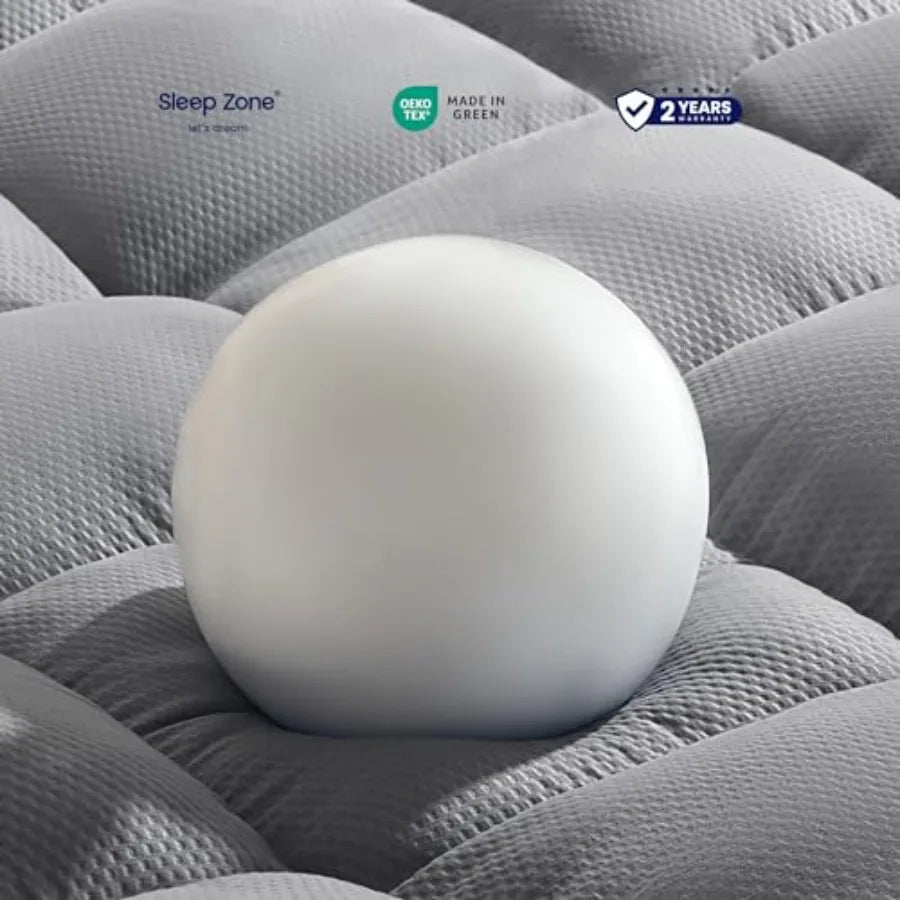 Waterproof Fitted Mattress Topper 100 Percent Polyester Deep Pockets