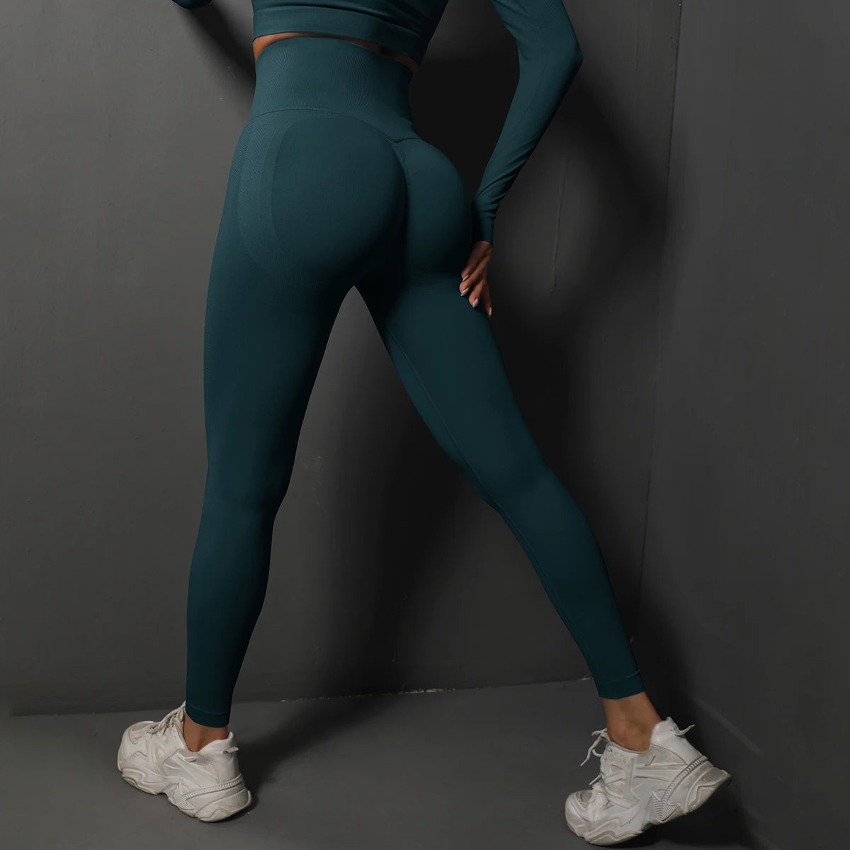 Hamidou Women Yoga Leggings High Waist Seamless Gym Pants