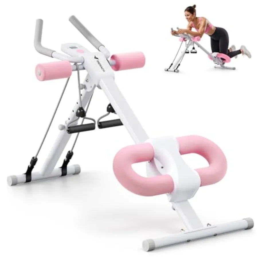 Home Gym Abdominal Trainer Adjustable Foldable With Knee Protection
