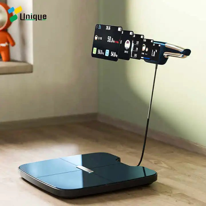 Digital Bathroom Scale With 8 Electrode Body Fat BMI Readouts