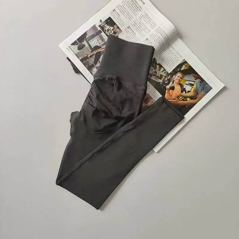 Seamless High Waist Yoga Pants For Gym Running Quick Dry