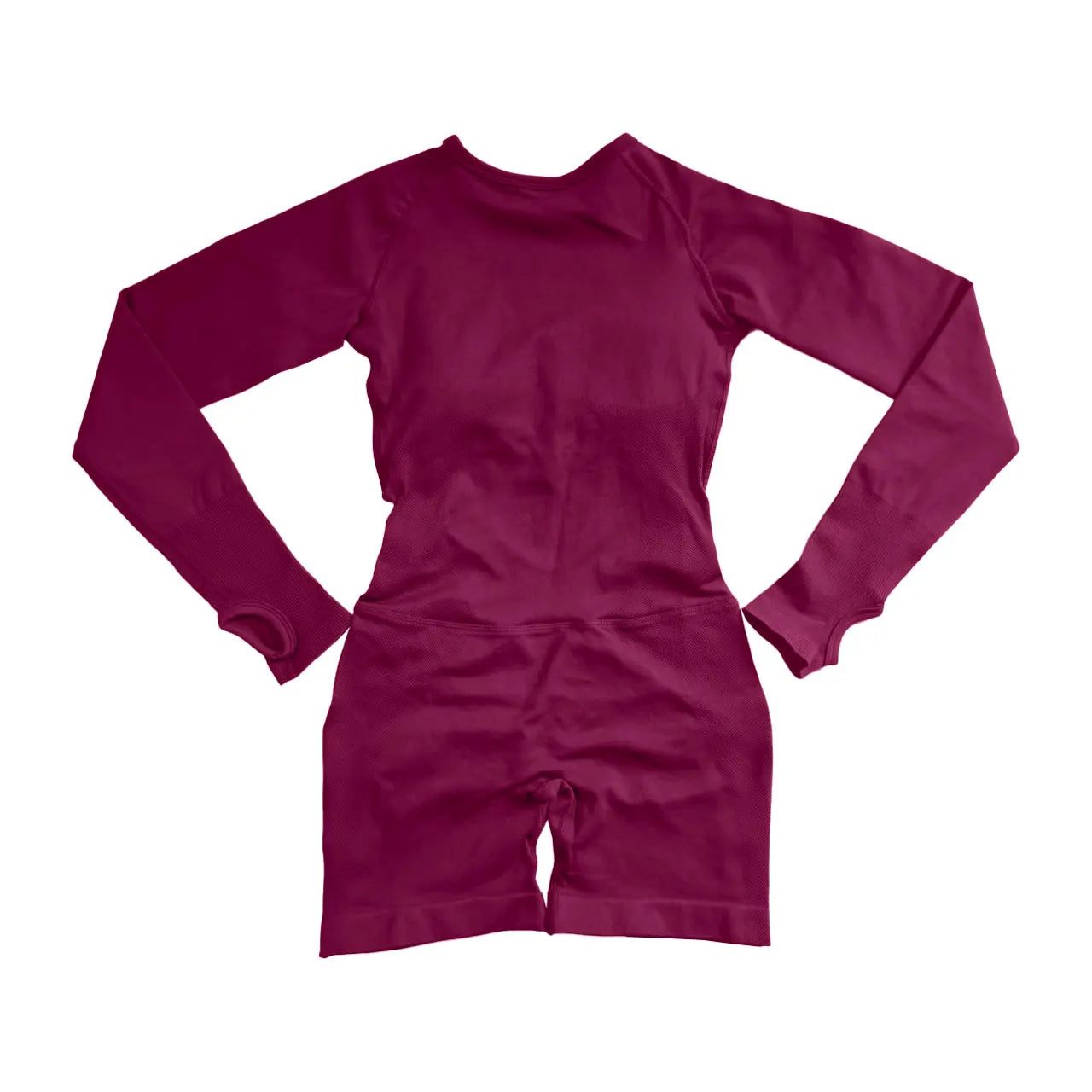 HerGymClothing Seamless Long Sleeve Yoga Jumpsuit Women Backless