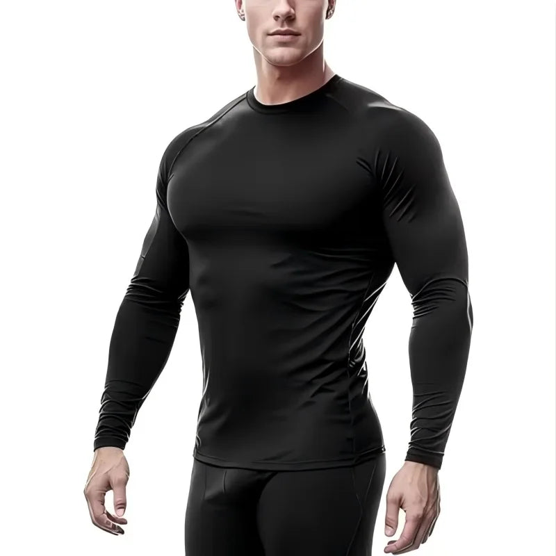 Unisex Quick Dry Compression T Shirt For Running And Gym