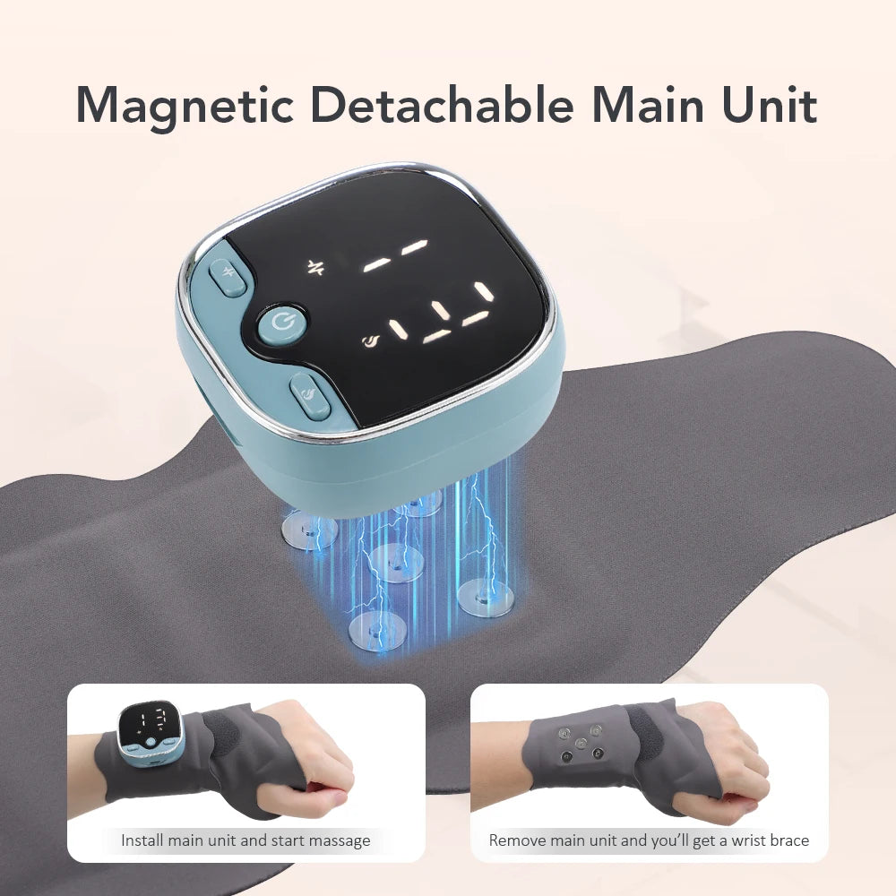 Hailicare Wireless Ems Wrist Massager Electric Heating Support