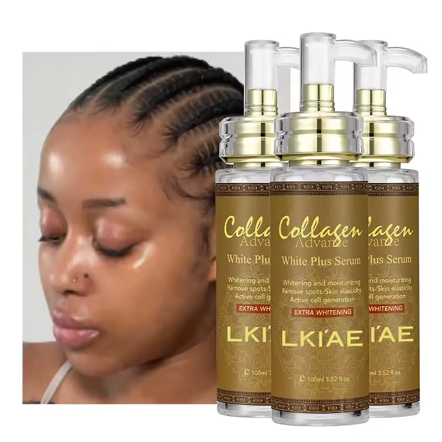 AILKE Skin Whitening Serum for Face and Body Moisturizing Gel