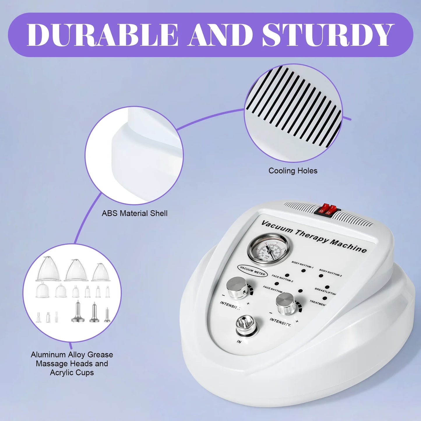 Vacuum Therapy Machine For Body Shaping With 24 Cups